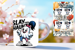 Beautiful Png For 15oz Mug Wrap , Funny Ghost Product Image 1