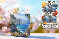 Spring Beauty Landscape Mug Wraps: Sublimation - 11oz/15oz Product Image 1