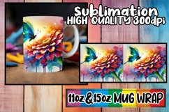 Magical mornings 11oz 15oz sublimation wrap, Butterfly Product Image 1