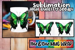 Spring Butterfly Mug Art: Sublime Elegance Product Image 1