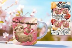 SLEEK PNG Mug Wrap Design 11oz , Valentines Product Image 1