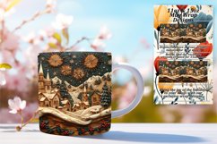 Glamorous 15oz Mug Wrap Png Artwork , Christmas Product Image 1