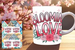 Dreamy 15oz Mug Wrap Png Design , Valentines Product Image 1