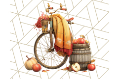 Autumn Circus Clipart Carnival Tent Fall PNG, Vintage Circus Product Image 3