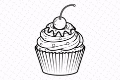 Cupcake Coloring Pages for Kids | Fun &amp; Kid-Friendly Product Image 1