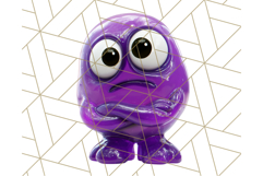 Slime Monster Clipart, Colorful Goo Graphics Png Product Image 3