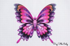 Smoke Butterflies Clipart PNG Product Image 1