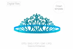 Crown svg Tiara svg Birthday tiara Princess svg Party hat Product Image 1