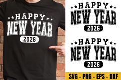 Happy new year, New Years svg, 2026 Svg, New Year Shirt Product Image 1
