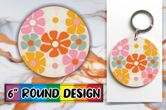 Cozy Keychain Designs for Gifts, Funky Pattern Product Image 1