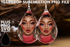 LUMINOUS Teardrop Earrings Ideas, Afro Girl Product Image 1
