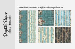 Distressed Digital Paper for Scrapbooking Seamless pattern Product Image 2