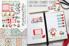 Christmas Digital Planner. Printable Planner Stickers PNG Product Image 1