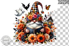 Halloween Gnome Sublimation - Clipart PNG Design Product Image 1