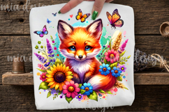 Fox Png, Woodland Animal Sublimation Design Product Image 1