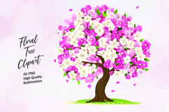 Floral tree clipart sublimation png Product Image 1
