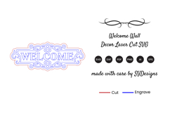 Welcome Sign Lasercut Product Image 2