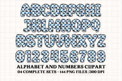 Ocean Nautical png alphabet, ocean nautical letters doodle Product Image 5
