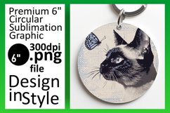 Kitty Sublimation: Round &amp; Keychain Joy Product Image 1