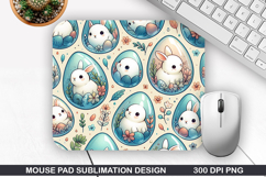 Easter Eggs Mouse Pad Sublimation, Easter Mouse Pad PNG Product Image 1
