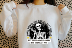 Funny skeleton svg, Sarcastic Funny svg, Humor svg Product Image 2