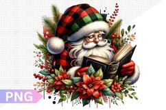 Christmas Santa Sublimation - Clipart PNG Design Product Image 1