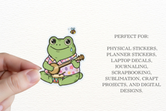 Cool Spring Frog Stickers Product Image 2