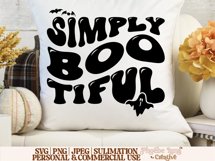 Simply Bootiful SVG, Halloween SVG, Spooky SVG, Creepy SVG Product Image 6