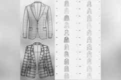 100 Procreate Double-Breasted Jacket Stamp Brushes Product Image 12