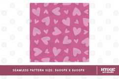 St Valentine&#039;s Day Hearts Cupid Love Seamless Pattern PNG Product Image 2