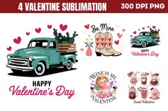 Funny Valentine Sublimation Bundle PNG Product Image 8