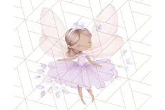 Pastel Purple Fairy Garden Clipart Enchanted Cottagecore Png Product Image 4