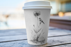 Summer Wildflowers &amp; Songbird Clipart Product Image 5