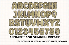 Vintage Gold Alphabet PNG Clipart, vintage letters doodle Product Image 5