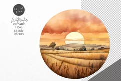 Autumn clipart, Harvest moon clipart, fall clipart Product Image 1