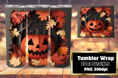 STUNNING 20oz Sublimation Tumbler , Halloween Product Image 1