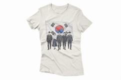 This dignified illustration portrays a group of Korean inde Product Image 4