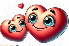 Teacher Hearts PNG Design, School Spirit Sublimation Product Image 3