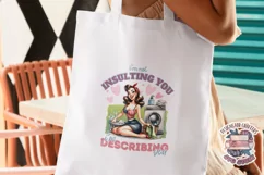 Pin Up Girl Sublimation Design Sarcastic Quote Tshirt PNG Product Image 2