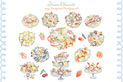 Italian Watercolor Wedding Clipart Set Product Image 6