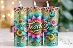 Teacher Tumbler Wrap | Sublimation | Tumblers Product Image 1