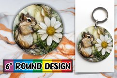 Cheerful Circle Coasters Design PNG, Animals Product Image 1