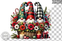 Christmas Gnome Sublimation - Clipart PNG Design Product Image 1