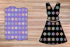 Pastel Daisy Delight Colorful Floral Seamless PNG Pattern Product Image 4