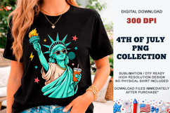 Statue of Liberty PNG | Patriotic Sublimation DTF Product Image 11