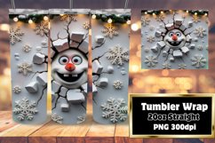 3D Tumbler Wrap with Whimsical Wall Hole Product Image 1
