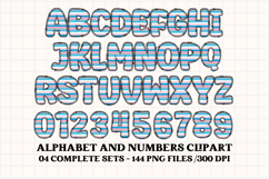 Baby Boy Alphabet PNG Clip Art, baby boy letters doodle Product Image 5