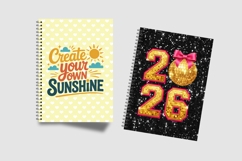 22 A5 Diary Covers 2026 Bundle Front Back Designs Product Image 9