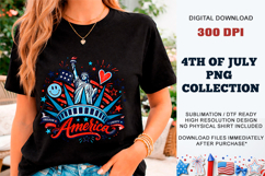 America Liberty Crown PNG | Sublimation DTF Product Image 11