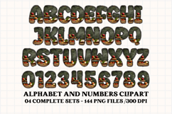 Back to School Alphabet png, letters doodle, school clipart Product Image 5